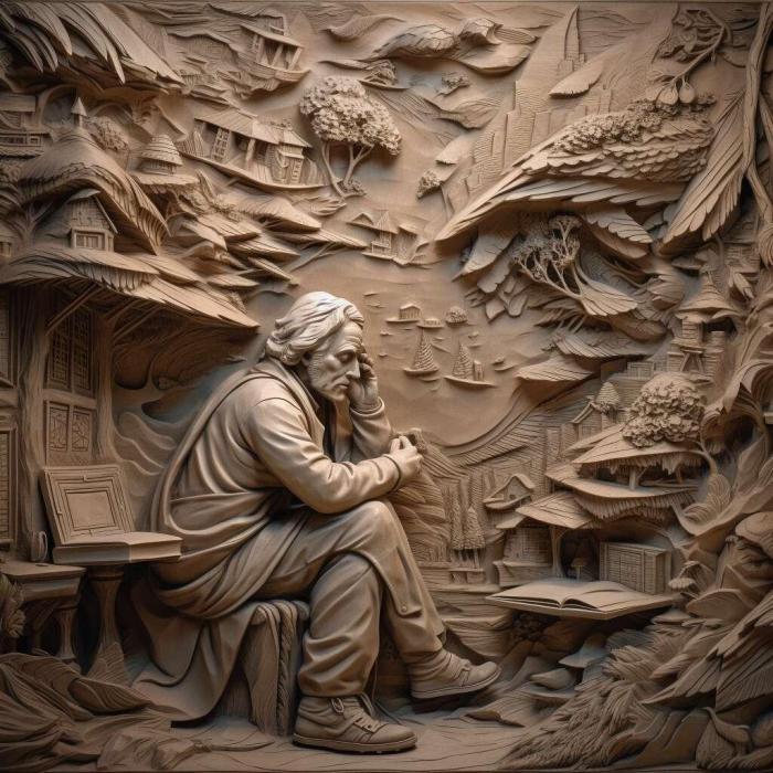 نموذج ثلاثي الأبعاد لآلة CNC 3D Art 